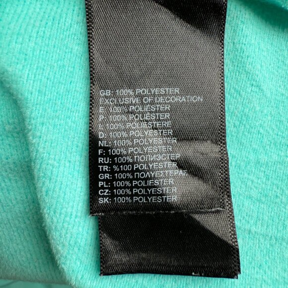 The North Face Turquoise Full Zip Hoodie Lightweight Jacket Women’s Small - Picture 8 of 8